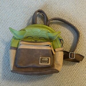 Disney parks loungefly Yoda bag